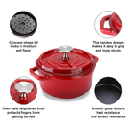 Enameled Cast Iron Dutch Oven Pot