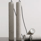 StoneCast Industrial Cylinder Pendant Light made of Concrete | 1 Light | Smooth or Rough Surface
