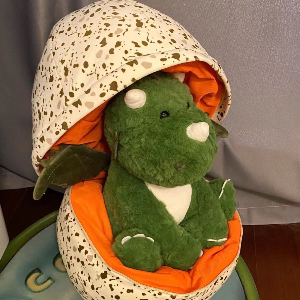 Plush Dinosaur + Eggshell - Small