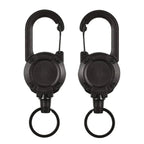 Outdoor Automatic Expandable Wire Rope Luya Theft Protection Tactical Keychain