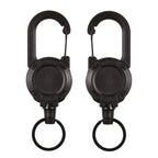 Outdoor automatic retractable wire Luya tactical keyring with theft protection