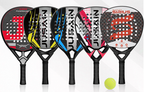 Padelracket made of carbon fibre for maximum control & comfort