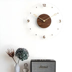 Minimalistic, silent wall clock with a simple design for any room