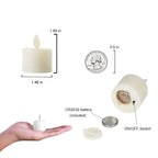 Electronic candle with moving flame | Wickless LED candle