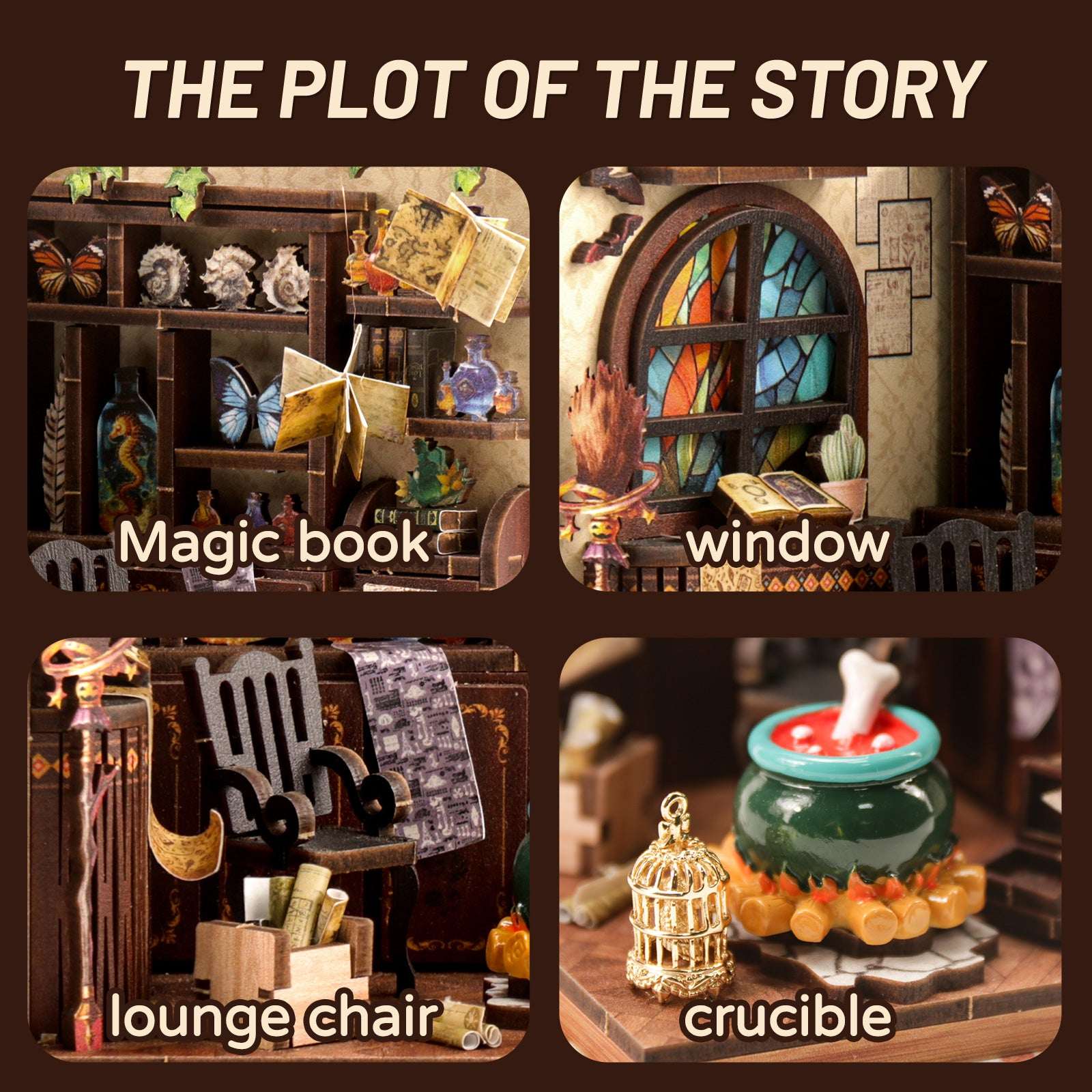 Magic Potion Workshop DIY Mini House Kit | DIY Miniature Kit
