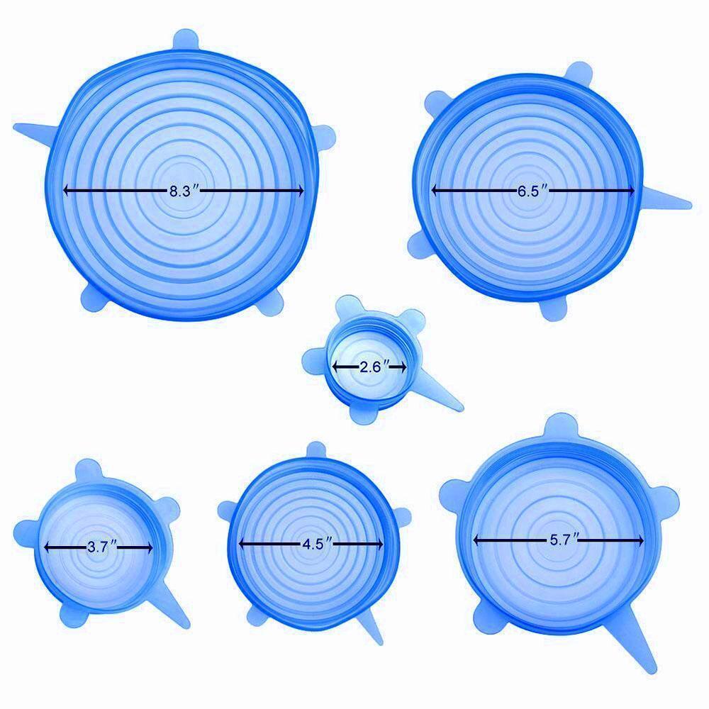 Silicone Stretch Lids, 6PCS