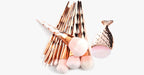 Gold Jewel Mermaid Brush Set