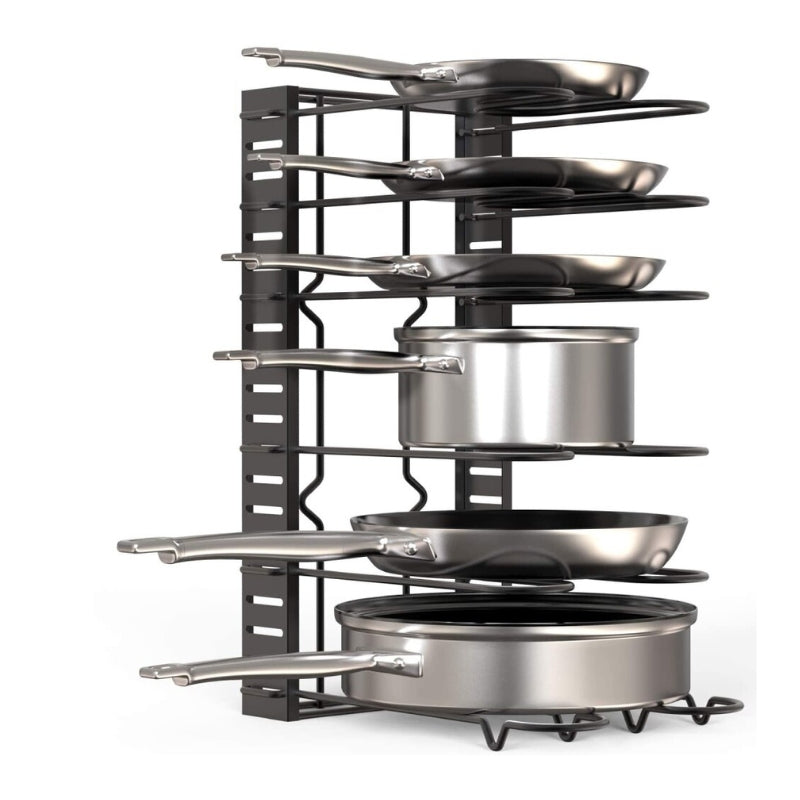 SpaceFlex Adjustable Pan Holder & Lid Holder | Organization & Flexibility in the Kitchen