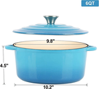 Enameled Cast Iron Dutch Oven Pot