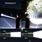 Extremely Bright and Zoomable LED Flashlight with Power Bank Function for Outdoor Adventures