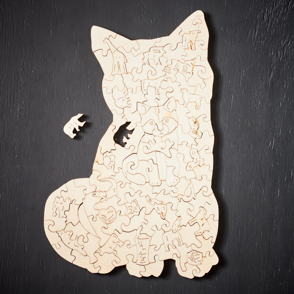 WoodlyShapes Puzzles – Creative Animals in Wood