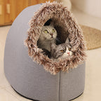 CozyNest Animal Den Bed | Warm and comfortable hiding place for your furry friend