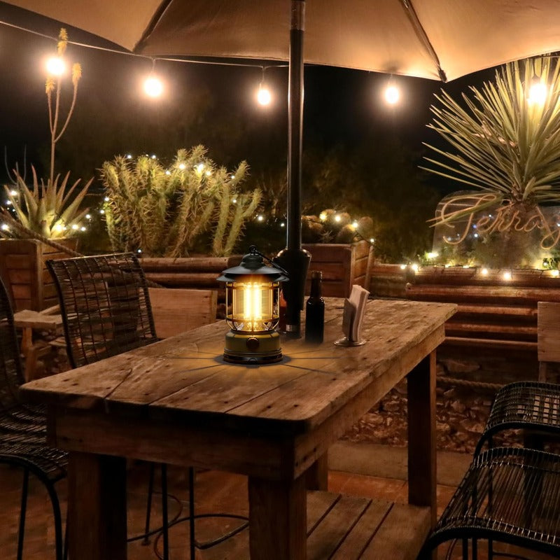 Rechargeable Retro LED Camping Lantern
