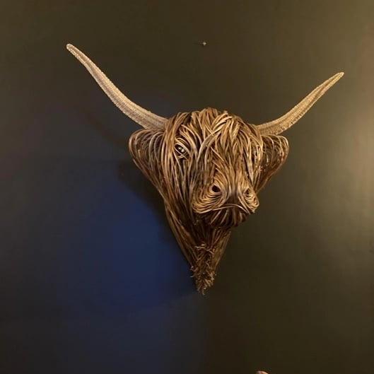 Cow Wall Sculpture – Bowie