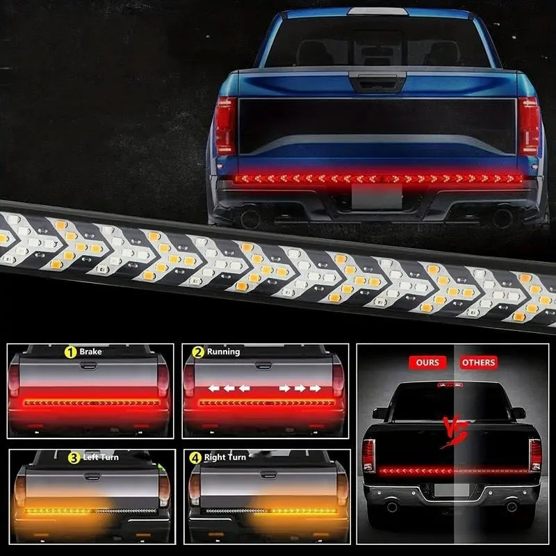 48-inch two-color LED tail light strip – Bright vehicle signal light