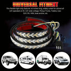 48-inch two-color LED tail light strip – Bright vehicle signal light