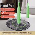 Self-Wringing Microfiber Floor Mop with 360-Degree Rotation