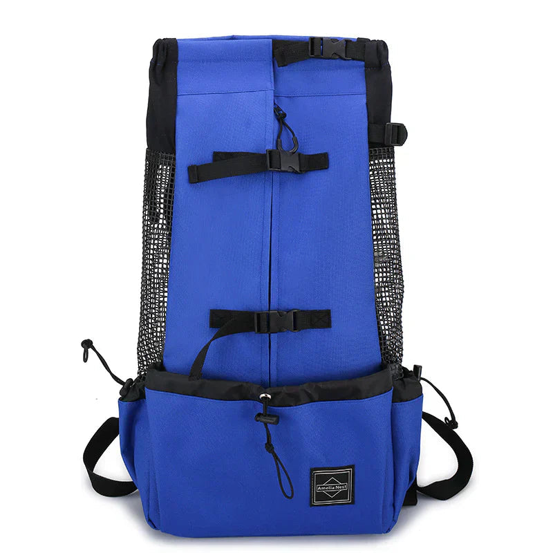 Dog Carrier Backpack with Safety Strap and Storage Pockets for 1–25 kg Dogs