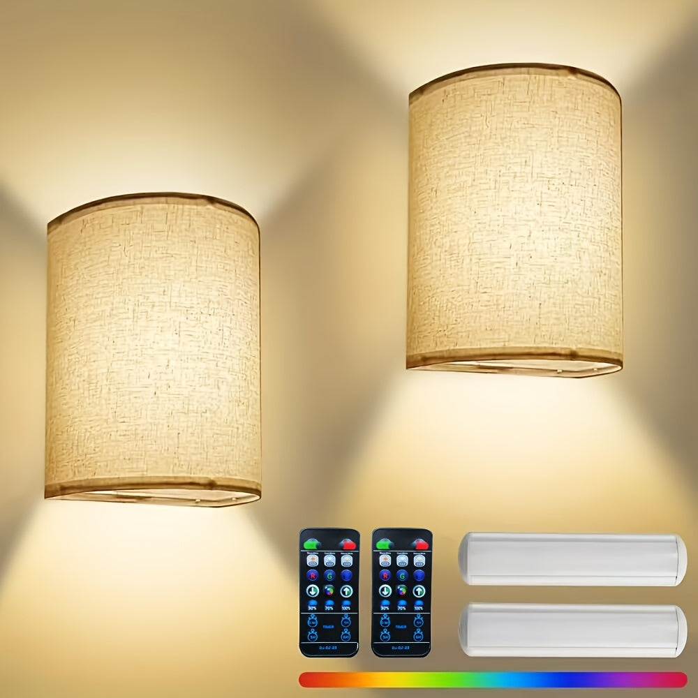 Adjustable Brightness and Color, Ideal for Bedroom, Living Room and Hallway