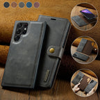 2 in 1 removable flip leather case for Samsung Galaxy