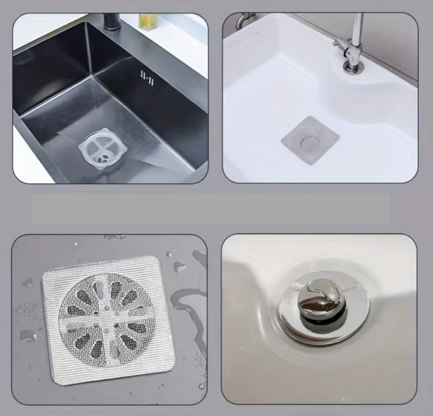 ClearGuard Disposable Hair Catcher – Protective Film for Shower Drains (4 Inch)