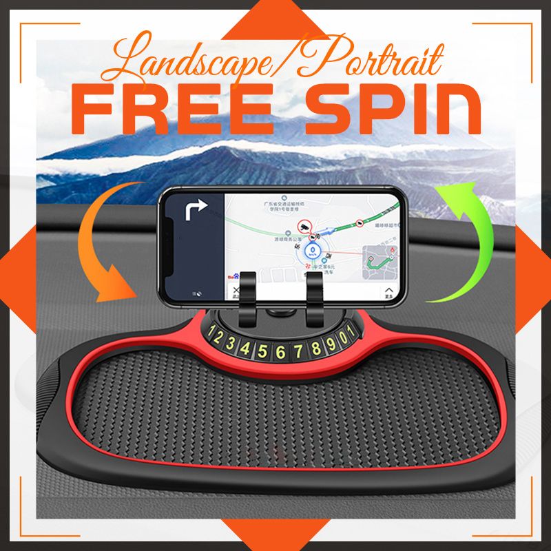 Anti-slip mat for mobile phone holder