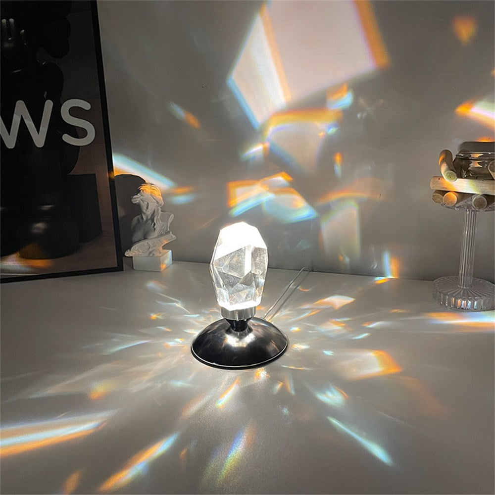 Crystal bedside lamp