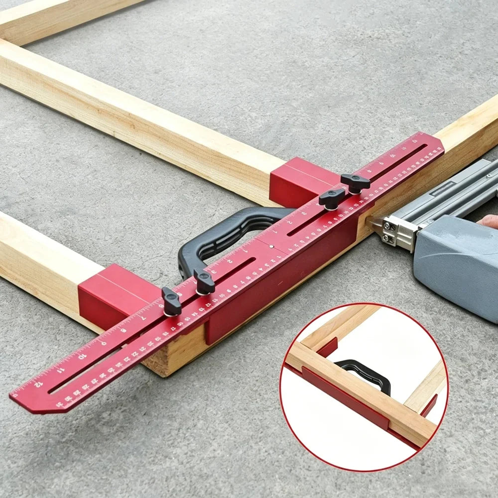 Adjustable Woodworking Framing Stud Layout Tool (Up to 30")