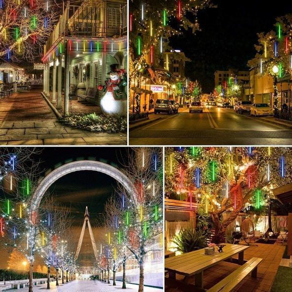 Snowfall Garland Lights (set of 8)