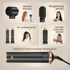 ProStyler 5-in-1 Hair Styling Set - Hair Dryer, Curling Iron and Straightening Brush