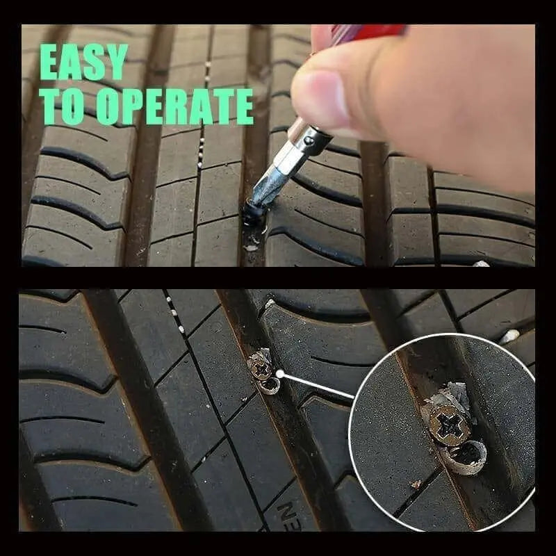 20 Piece Tire Nail Set for Repairing Rubber Tire Punctures
