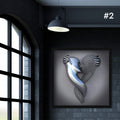 Figure statue of metal Art Wall decoration