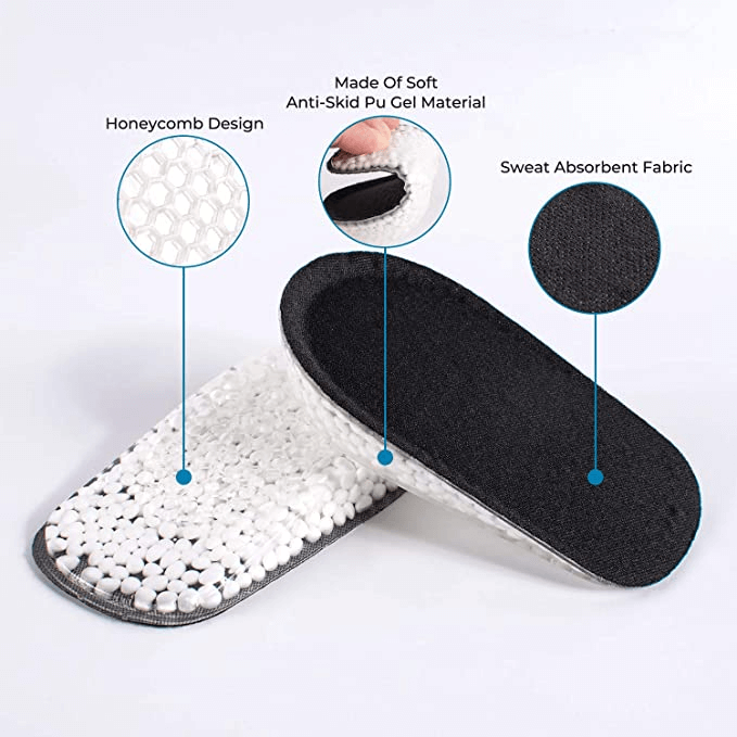 Popcorn invisible reinforcing insole