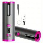 Cordless curling iron for shiny & healthy curls