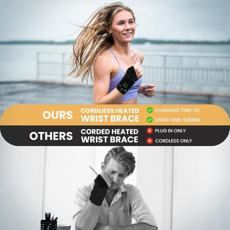 Heated Vibration Wrist Massager