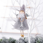 Plush girl doll Christmas tree pendant