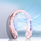 Portable Neck Air Conditioner Cooling Fan Rechargeable Leafless Personal Wearable