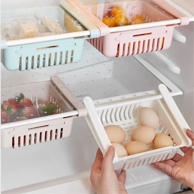 Multi-Purpose Refrigerator Organizer – Stackable Food Container with Drainage