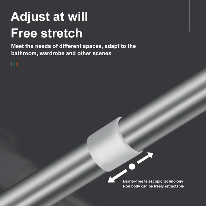 Adjustable Drill-Free Rod – Stainless Steel Curtain Rod