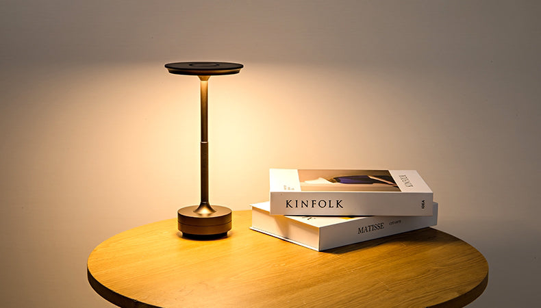 ClarityGlow Luxe Edition | Wireless LED Table Lamp