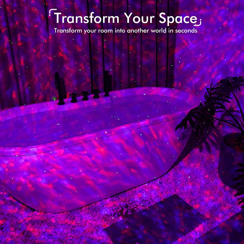 4 In 1 Star and Galaxy Projector with Bluetooth Speaker