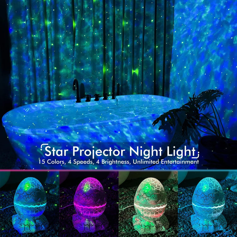 4 In 1 Star and Galaxy Projector with Bluetooth Speaker
