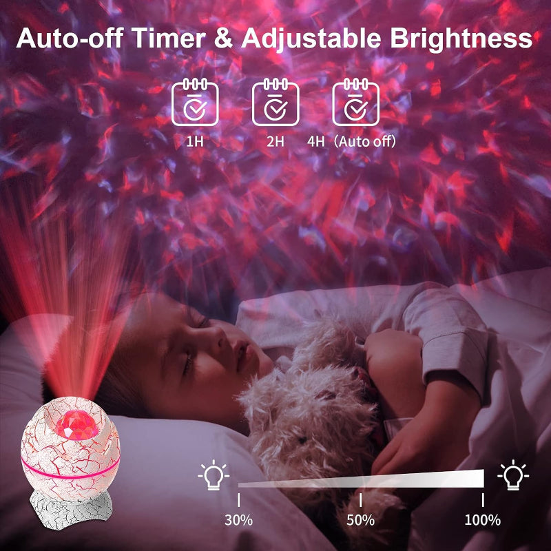4 In 1 Star and Galaxy Projector with Bluetooth Speaker