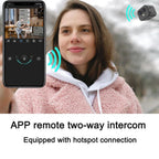 Wireless 4K Security Camera with 170° Wide Angle & Intercom