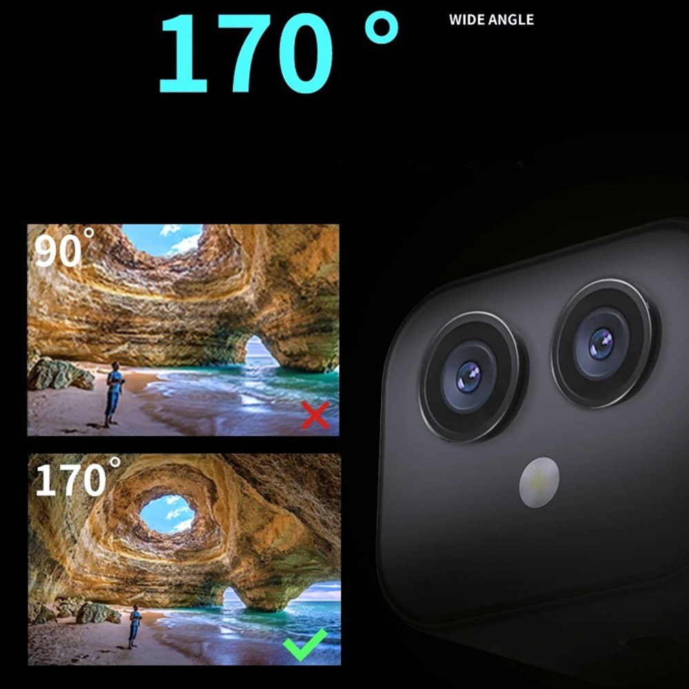 Wireless 4K Security Camera with 170° Wide Angle & Intercom