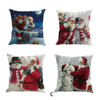 Christmas Pillow Covers- 4 Piece Set