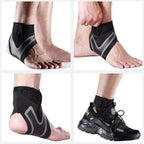 OrthoFlex Adjustable Elastic Ankle Brace | for Injury Recovery - Daily Support