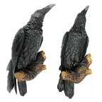 Noctura Realistic Decorative Raven – Atmospheric Decoration for Home & Garden