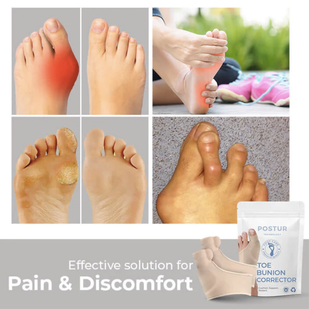 Hallux Valgus Corrector 2.0 – corrective support – pain relief – comfortable – wall clock