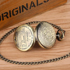 To my son quartz pocket watch